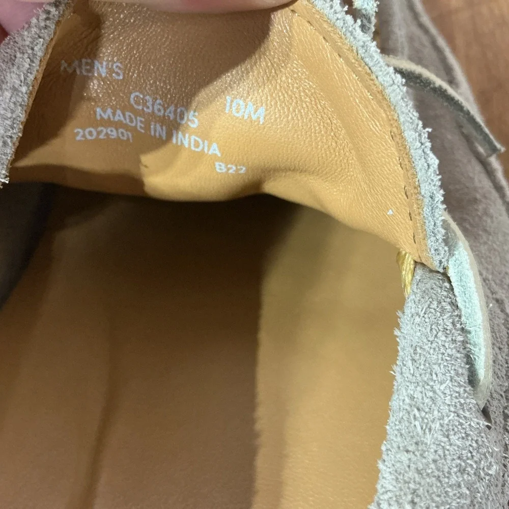 Cole Haan Pinch Rugged Beige Suede Boat Shoes Lace Up Comfort US 10 M C36405